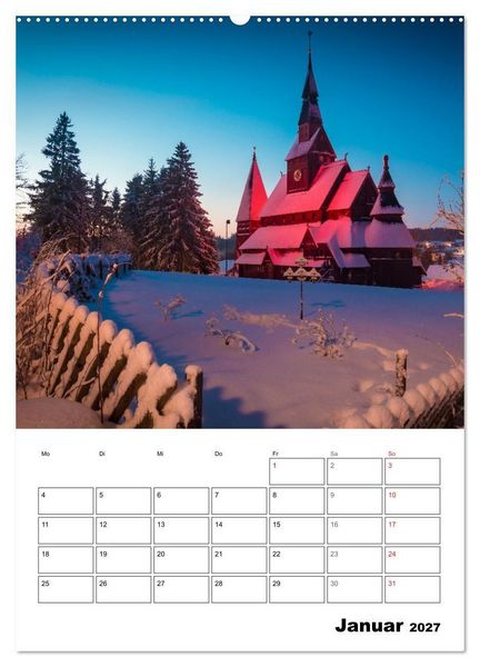 Produktbild: Traumhaftes Deutschland - Idyllische Ansichten (hochwertiger Premium Wandkalender 2027 DIN A2 hoch), Kunstdruck in Hochglanz