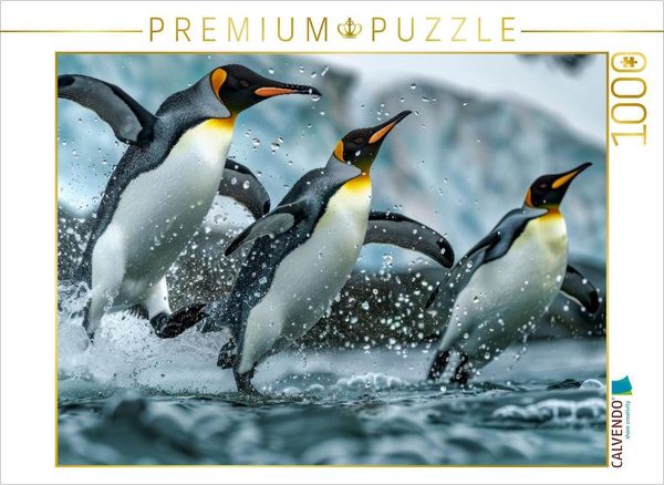 Produktbild: CALVENDO Puzzle Pinguin Ballett | 1000 Teile Lege-Gr&ouml;&szlig;e 64x48cm Foto-Puzzle f&uuml;r gl&uuml;ckliche Stunden