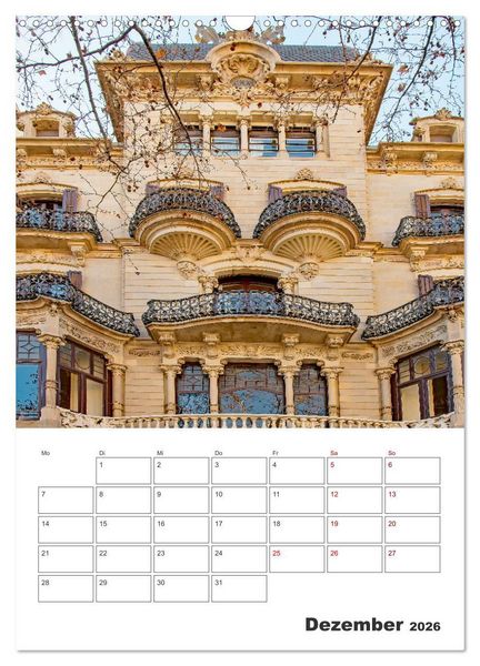 Produktbild: Barcelona - Urlaubsplaner (Wandkalender 2026 DIN A3 hoch), CALVENDO Monatskalender