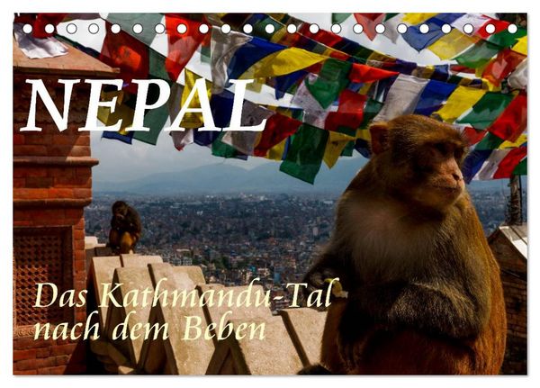 Produktbild: Nepal-Das Kathmandu-Tal nach dem Beben (Tischkalender 2026 DIN A5 quer), CALVENDO Monatskalender