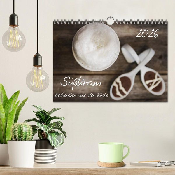 Produktbild: S&uuml;&szlig;kram - Leckereien aus der K&uuml;che (Wandkalender 2026 DIN A4 quer), CALVENDO Monatskalender