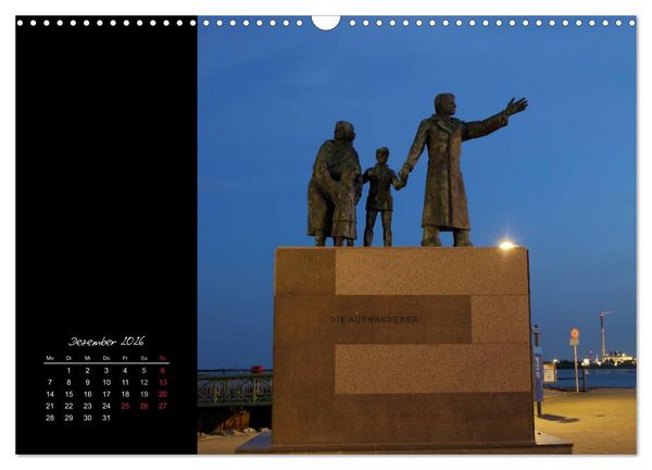 Produktbild: Bremerhaven Nights (Wandkalender 2026 DIN A3 quer), CALVENDO Monatskalender