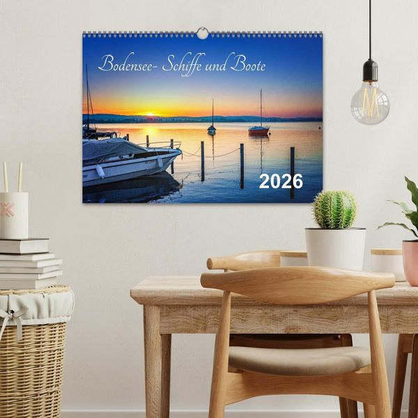 Produktbild: Bodensee-Schiffe und Boote (Wandkalender 2026 DIN A3 quer), CALVENDO Monatskalender