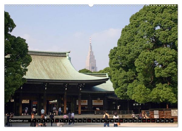 Produktbild: Tempel, Schreine und Burgen Japans (Wandkalender 2026 DIN A2 quer), CALVENDO Monatskalender