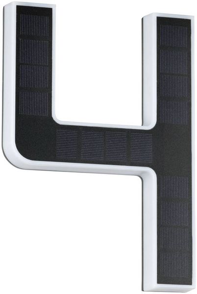 Produktbild: Paulmann 79845 Solar-Hausnummernleuchte 0.20W Warmweiß Schwarz