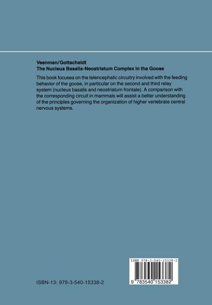 Produktbild: The Nucleus Basalis-Neostriatum Complex in the Goose (Anser anser L.)