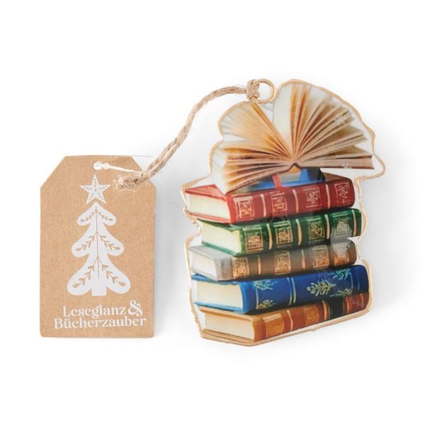 Produktbild: Metallanh&auml;nger &bdquo;Weihnachtsb&uuml;cher Zauber