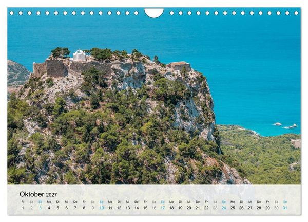 Produktbild: Rhodos - Die Highlights der Insel (Wandkalender 2027 DIN A4 quer), CALVENDO Monatskalender