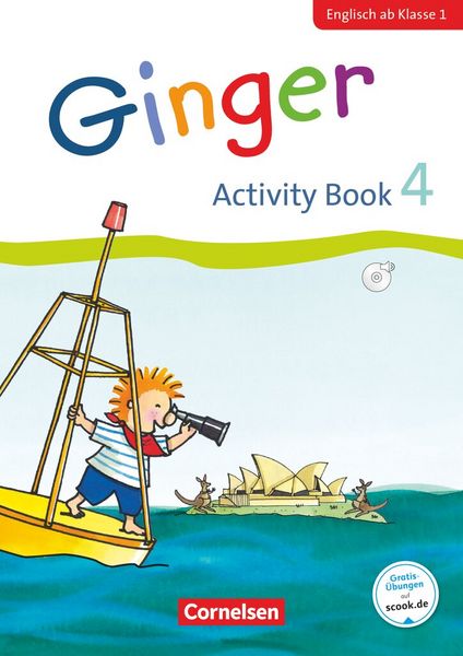 Produktbild: Ginger - Early Start Edition 4. Schuljahr - Activity Book mit Audio-CD, Minibildkarten und Faltbox
