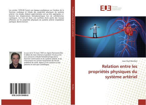 Produktbild: Relation entre les propri&eacute;t&eacute;s physiques du syst&egrave;me art&eacute;riel