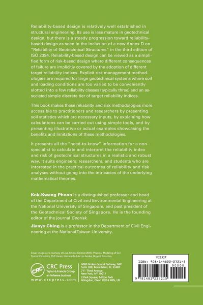 Produktbild: Risk and Reliability in Geotechnical Engineering