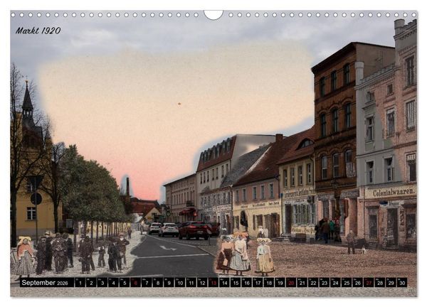 Produktbild: Peitzer Motive alt und neu (Wandkalender 2026 DIN A3 quer), CALVENDO Monatskalender