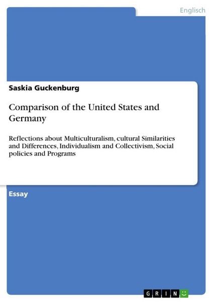 Produktbild: Comparison of the United States and Germany