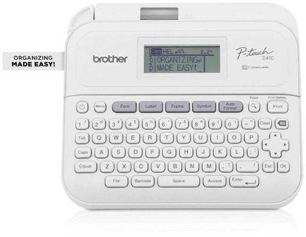 BROTHER P-touch PT-D410, Eingabetastatur QWERTZ