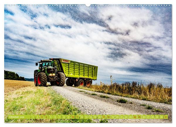 Produktbild: Landwirtschaft - Maisernte (hochwertiger Premium Wandkalender 2026 DIN A2 quer), Kunstdruck in Hochglanz