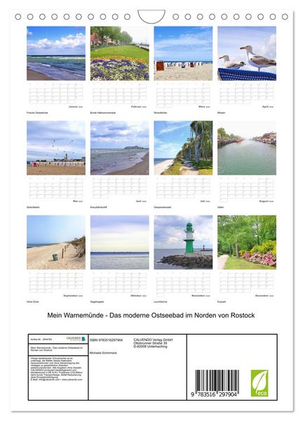 Produktbild: Mein Warnem&uuml;nde - Das moderne Ostseebad im Norden von Rostock (Wandkalender 2026 DIN A4 hoch), CALVENDO Monatskalender
