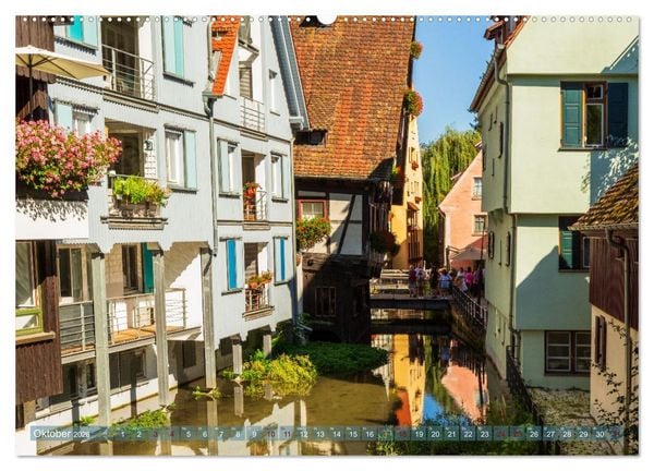 Produktbild: Die Fischerstadt - Ein mittelalterliches Stadtviertel in Ulm (hochwertiger Premium Wandkalender 2026 DIN A2 quer), Kunstdruck in Hochglanz