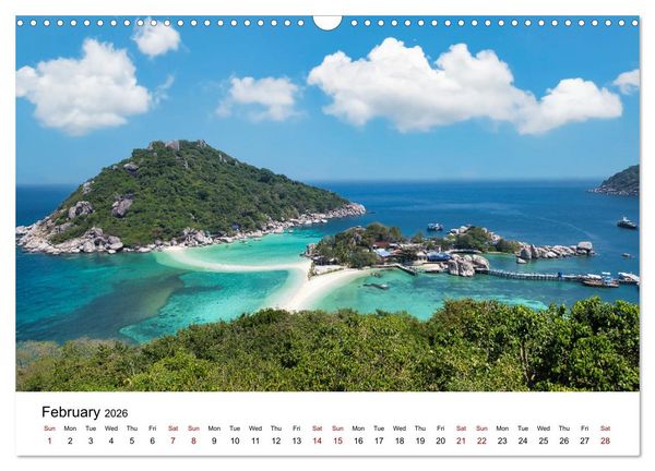 Produktbild: Destination Thailand (Wall Calendar 2026 DIN A3 landscape), CALVENDO 12 Month Wall Calendar