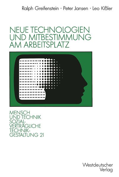 Produktbild: Neue Technologien und Mitbestimmung am Arbeitsplatz