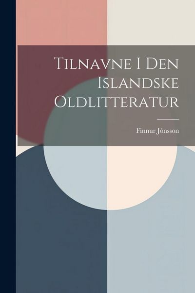 Produktbild: Tilnavne I Den Islandske Oldlitteratur