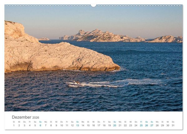Produktbild: Cassis und die Calanques (Wandkalender 2026 DIN A2 quer), CALVENDO Monatskalender