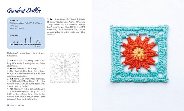 Produktbild: Musterbibel Granny Squares: Blumenzauber