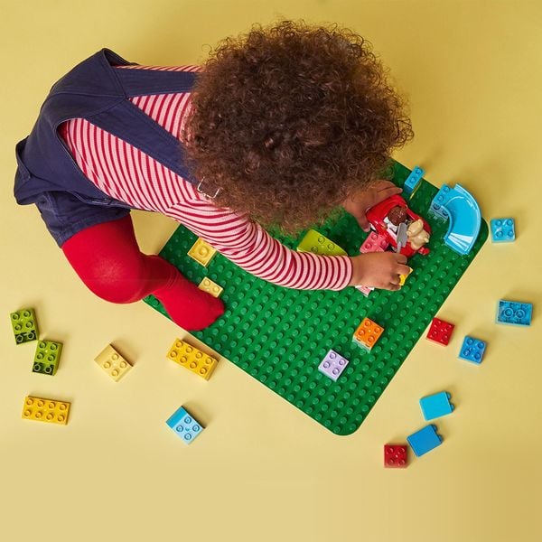 LEGO DUPLO 10980 Bauplatte in Grün, Grundplatte für DUPLO Sets