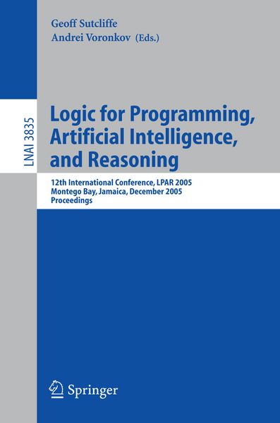 Produktbild: Logic for Programming, Artificial Intelligence, and Reasoning