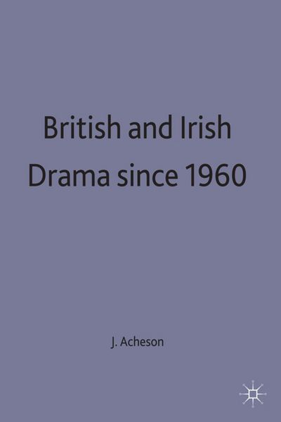 Produktbild: British and Irish Drama since 1960