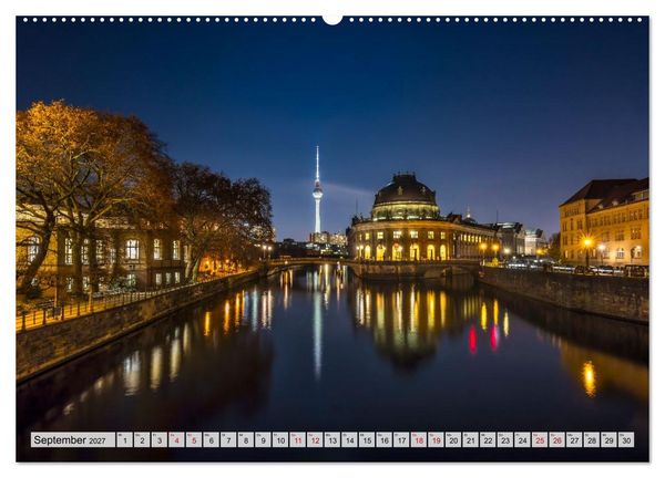 Produktbild: Berlin - Faszination bei Tag und Nacht (hochwertiger Premium Wandkalender 2027 DIN A2 quer), Kunstdruck in Hochglanz