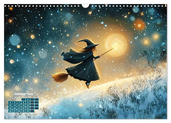 Produktbild: Zauber zur Mitternacht (Wandkalender 2026 DIN A3 quer), CALVENDO Monatskalender