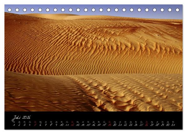 Produktbild: Farben der W&uuml;ste (Tischkalender 2026 DIN A5 quer), CALVENDO Monatskalender