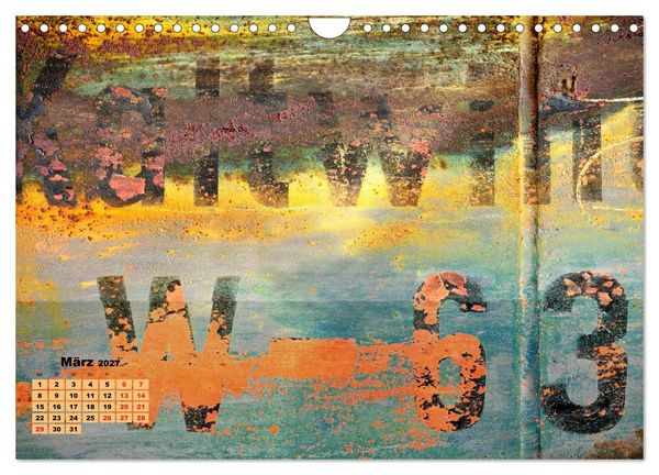Produktbild: Metallwelt (Wandkalender 2027 DIN A4 quer), CALVENDO Monatskalender