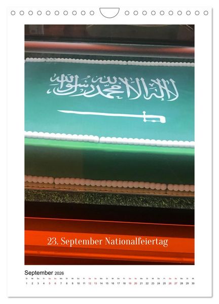 Produktbild: Wundersch&ouml;nes Saudi-Arabien Traditionen und Chancen im K&ouml;nigreich (Wandkalender 2026 DIN A4 hoch), CALVENDO Monatskalender