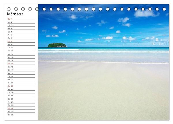 Produktbild: Traumstr&auml;nde in der Karibik (Tischkalender 2026 DIN A5 quer), CALVENDO Monatskalender
