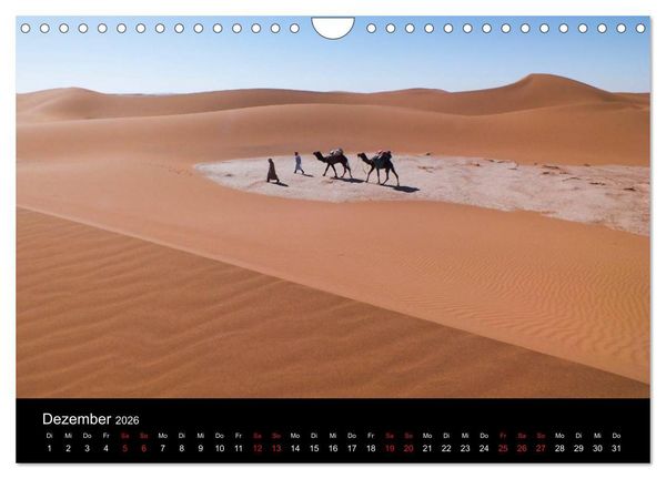 Produktbild: Sahara W&uuml;stentrekking (Wandkalender 2026 DIN A4 quer), CALVENDO Monatskalender