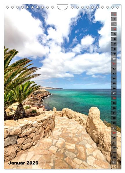 Produktbild: FUERTEVENTURA S&uuml;dsee-Flair (Wandkalender 2026 DIN A4 hoch), CALVENDO Monatskalender