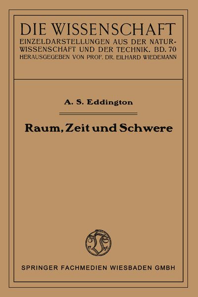 Produktbild: Raum, Zeit und Schwere