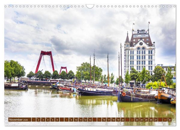 Produktbild: Faszinierende St&auml;dte Westeuropas - von Lissabon bis Antwerpen (Wandkalender 2026 DIN A3 quer), CALVENDO Monatskalender