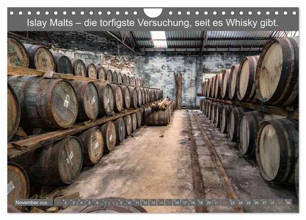 Produktbild: Witzige Whisky-Werbeslogans (Wandkalender 2026 DIN A4 quer), CALVENDO Monatskalender