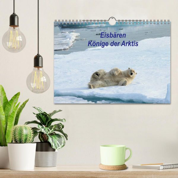 Produktbild: Eisb&auml;ren - K&ouml;nige der Arktis (Wandkalender 2026 DIN A4 quer), CALVENDO Monatskalender
