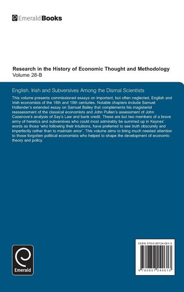 Produktbild: English, Irish and Subversives Among the Dismal Scientists