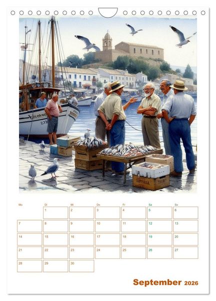 Produktbild: Andalusische Augenblicke (Wandkalender 2026 DIN A4 hoch), CALVENDO Monatskalender