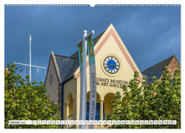 Produktbild: Jersey - Die Insel im &Auml;rmelkanal (hochwertiger Premium Wandkalender 2026 DIN A2 quer), Kunstdruck in Hochglanz