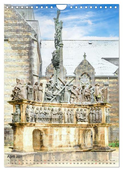 Produktbild: Kalvarien in der Bretagne (Wandkalender 2027 DIN A4 hoch), CALVENDO Monatskalender