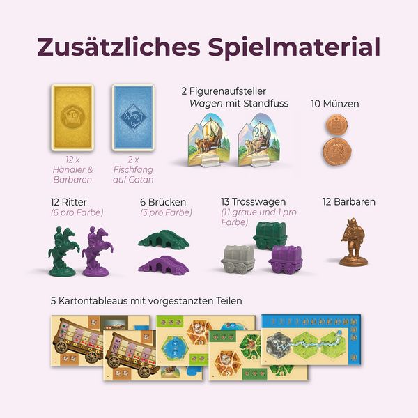 Produktbild: CATAN - H&auml;ndler & Barbaren - Erweiterung f&uuml;r 5-6 Personen