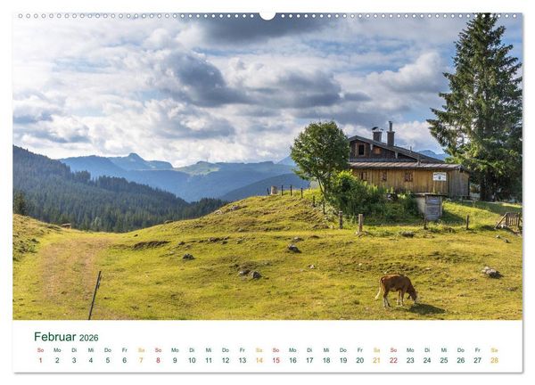 Produktbild: Auf der Winklmoosalm (Wandkalender 2026 DIN A2 quer), CALVENDO Monatskalender