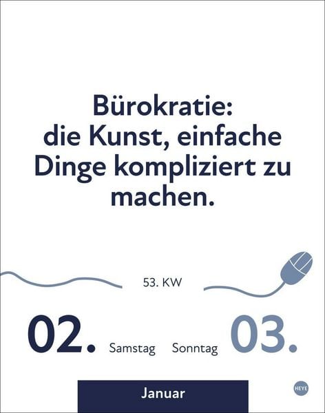 Produktbild: Die besten Spr&uuml;che f&uuml;r lange B&uuml;rotage Tagesabrei&szlig;kalender 2027