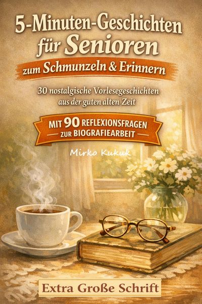 Produktbild: 5-Minuten-Geschichten f&uuml;r Senioren zum Schmunzeln und Erinnern