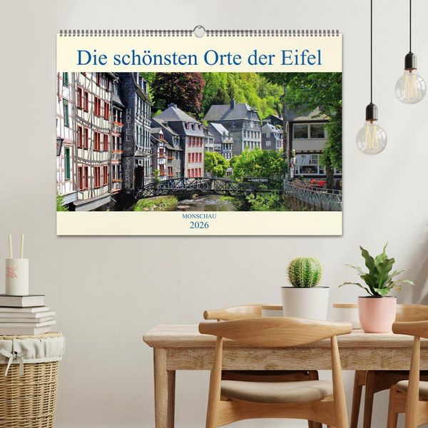 Produktbild: Die sch&ouml;nsten Orte der Eifel - Monschau (Wandkalender 2026 DIN A2 quer), CALVENDO Monatskalender